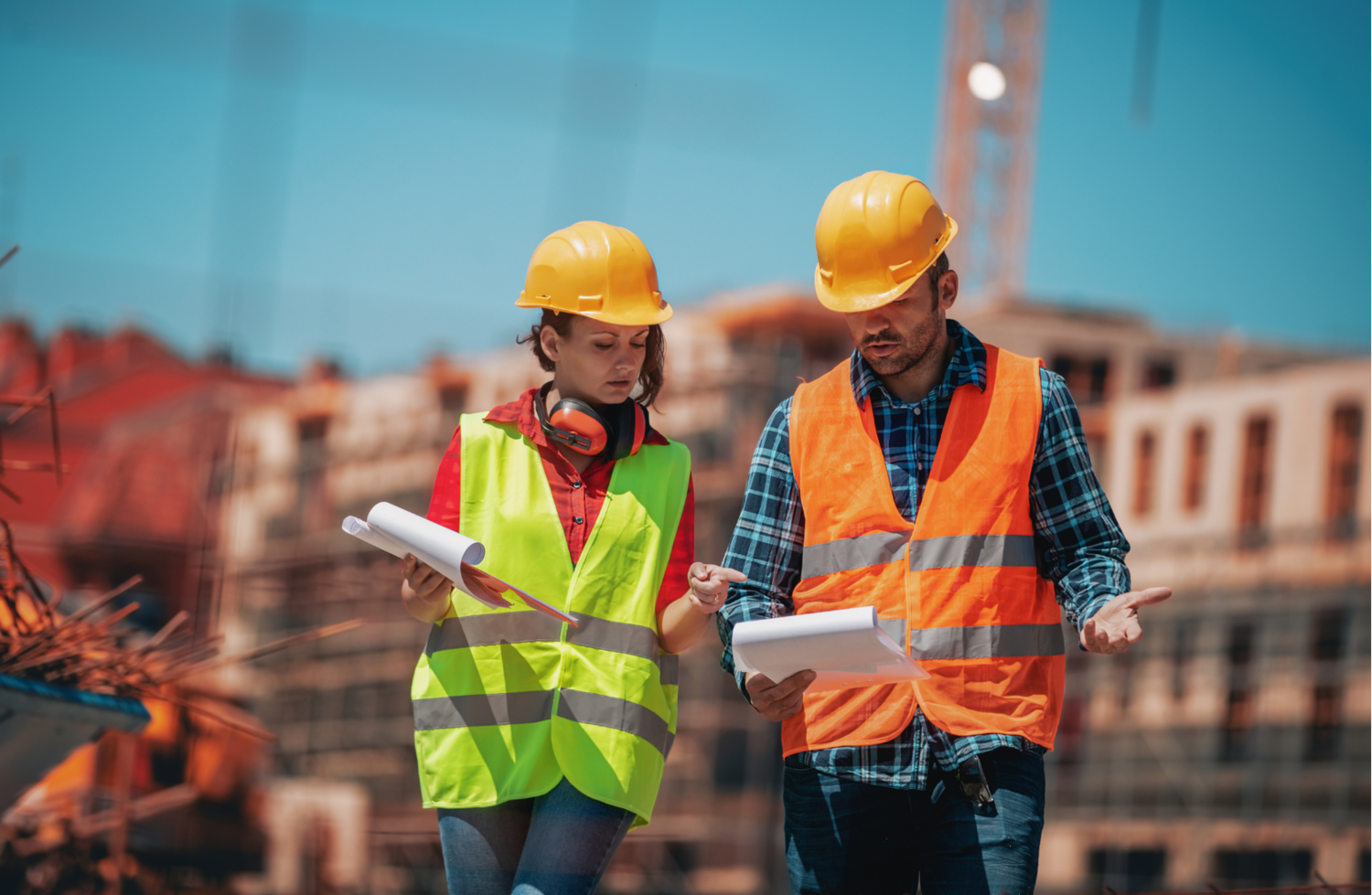 Two Contractor Disscusing A Plan