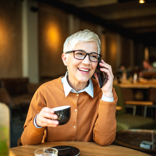 Woman On Phone